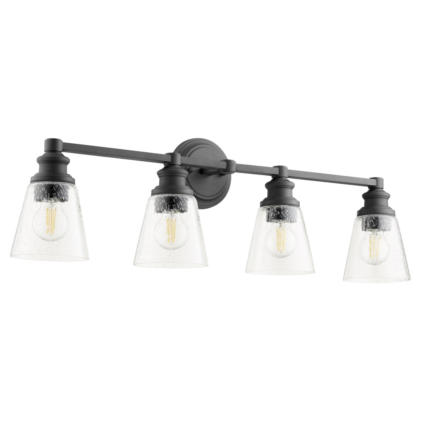 Quorum - 509-4-69 - Four Light Vanity - Dunbar - Textured Black