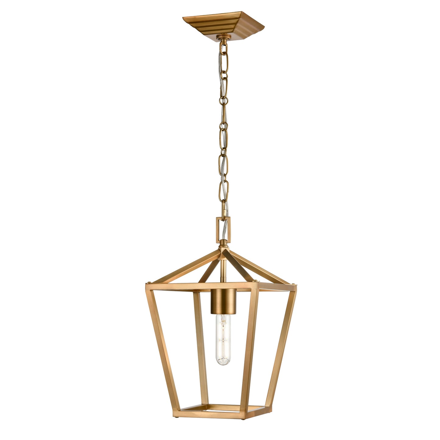 DVI Lighting - DVP30120MF+BR - One Light Mini-Pendant - Lundy'S Lane - Multiple Finishes And Brass