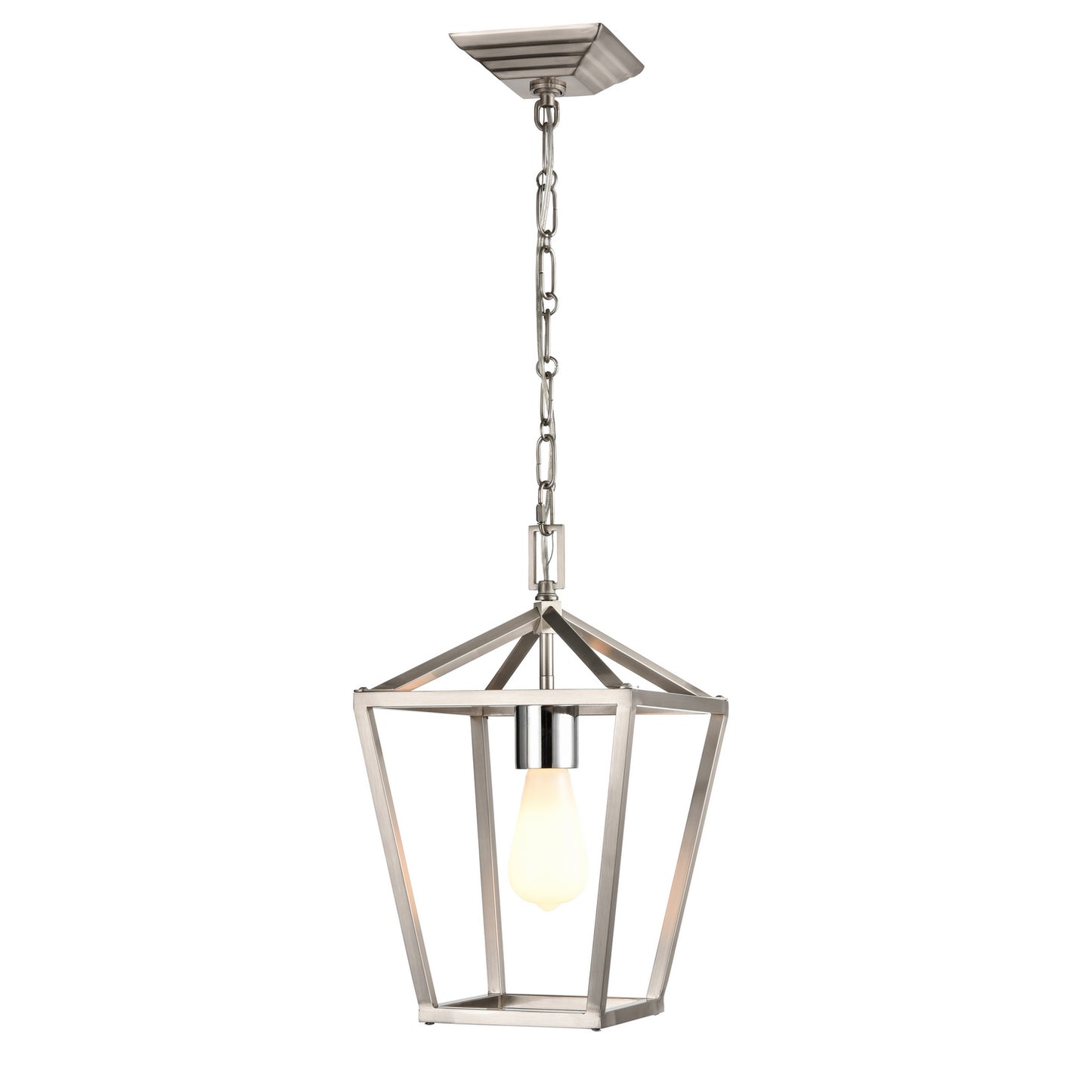 DVI Lighting - DVP30120MF+SN - One Light Mini-Pendant - Lundy'S Lane - Multiple Finishes And Satin Nickel