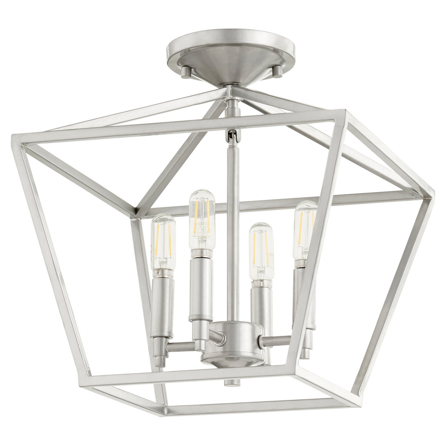 Quorum - 304-13-64 - Four Light Ceiling Mount - Gabriel - Classic Nickel