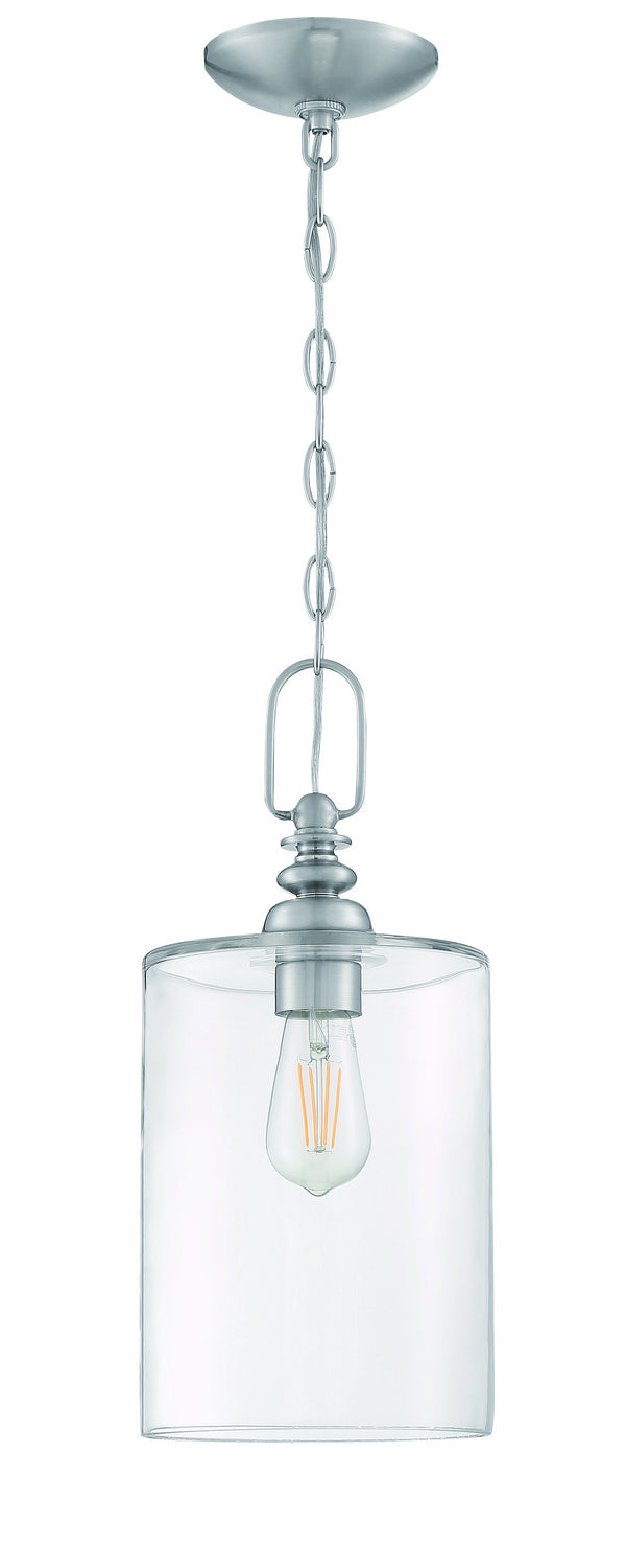 Craftmade - 49891-BNK-C - One Light Mini Pendant - Dardyn - Brushed Polished Nickel