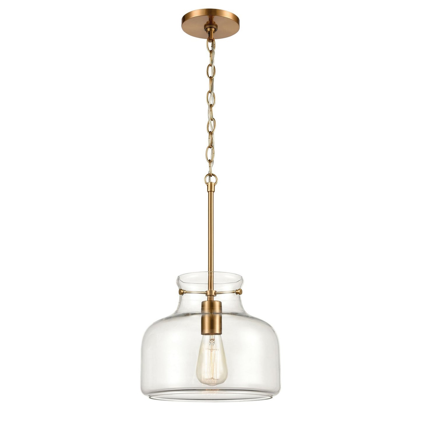 ELK Home - 30110/1 - One Light Pendant - Lola - Satin Brass