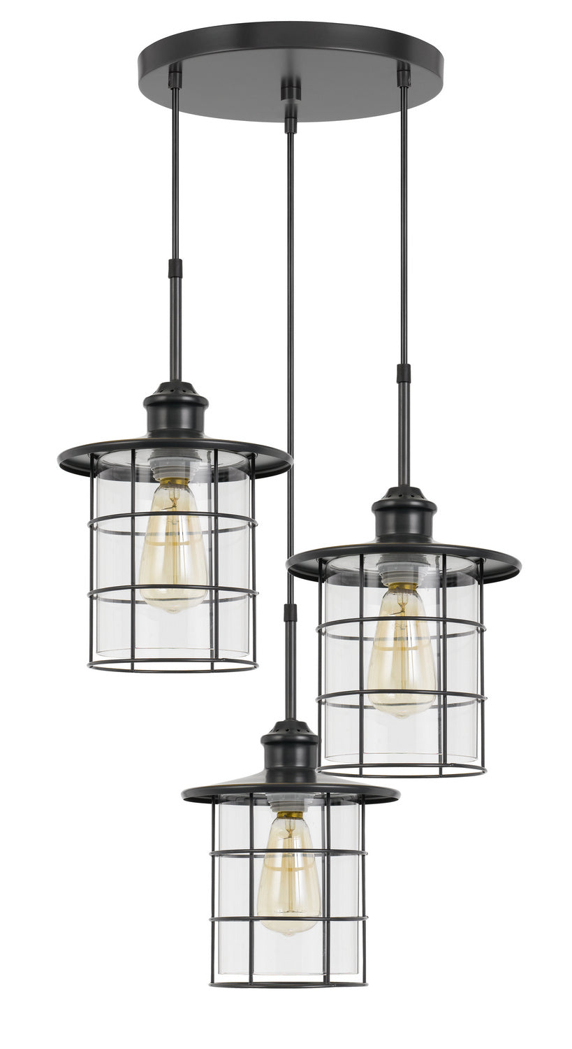 Cal Lighting - FX-2668-3P - Three Light Pendant - Silverton - Dark Bronze