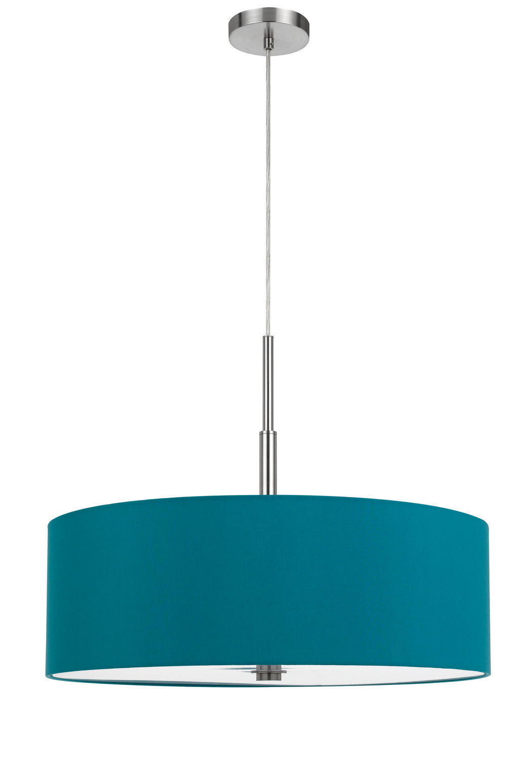 Cal Lighting - FX-3744-BL - Four Light Pendant - Lonoke - Aqua blue
