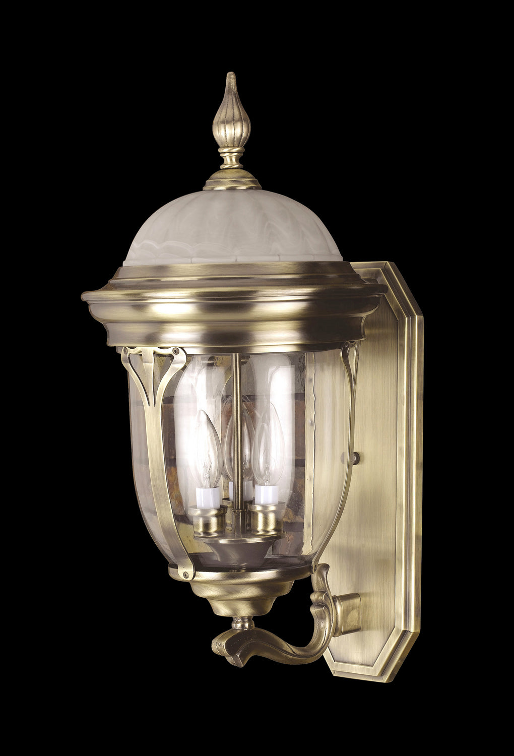 Cal Lighting - OL-132WU-AB - 120V,E27,3X60W,11X22 1/4X12 1/4, Sb