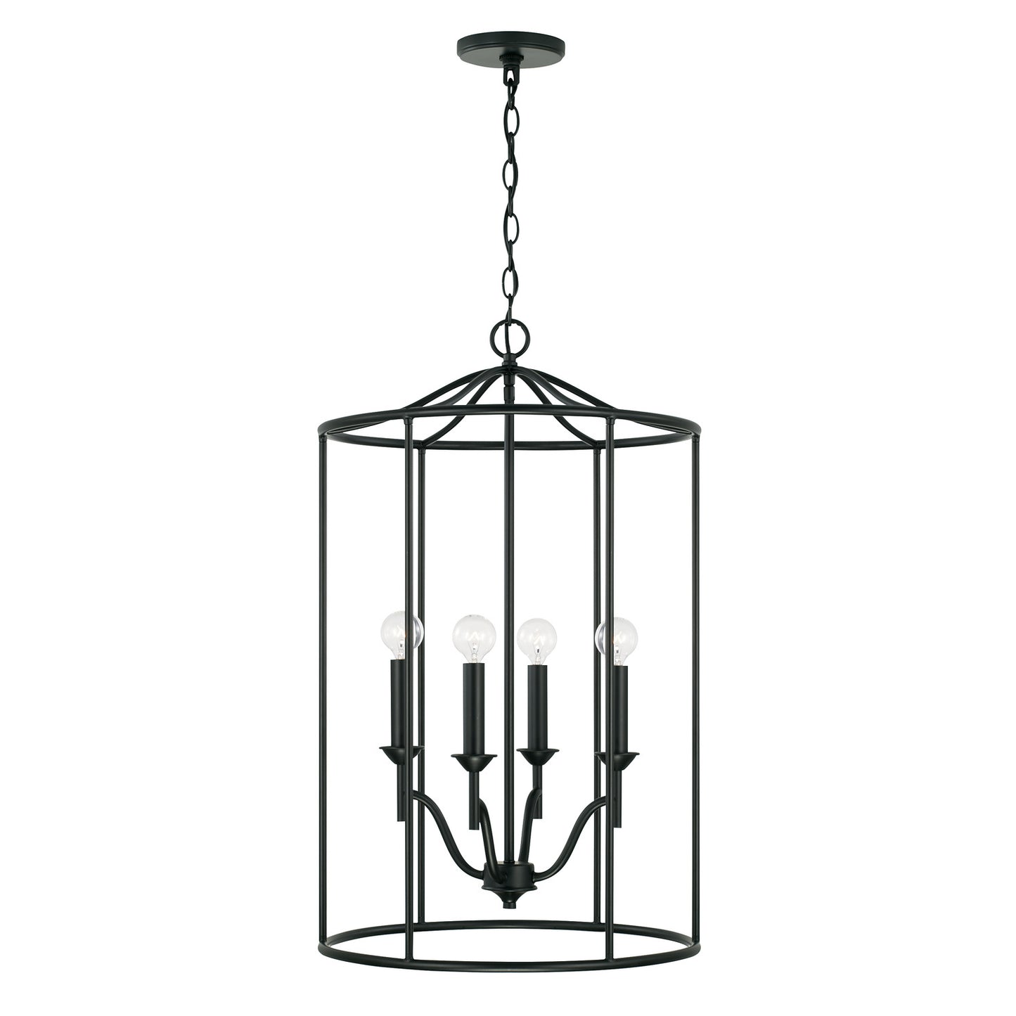 Capital Lighting - 542041MB - Four Light Foyer Pendant - Peyton - Matte Black