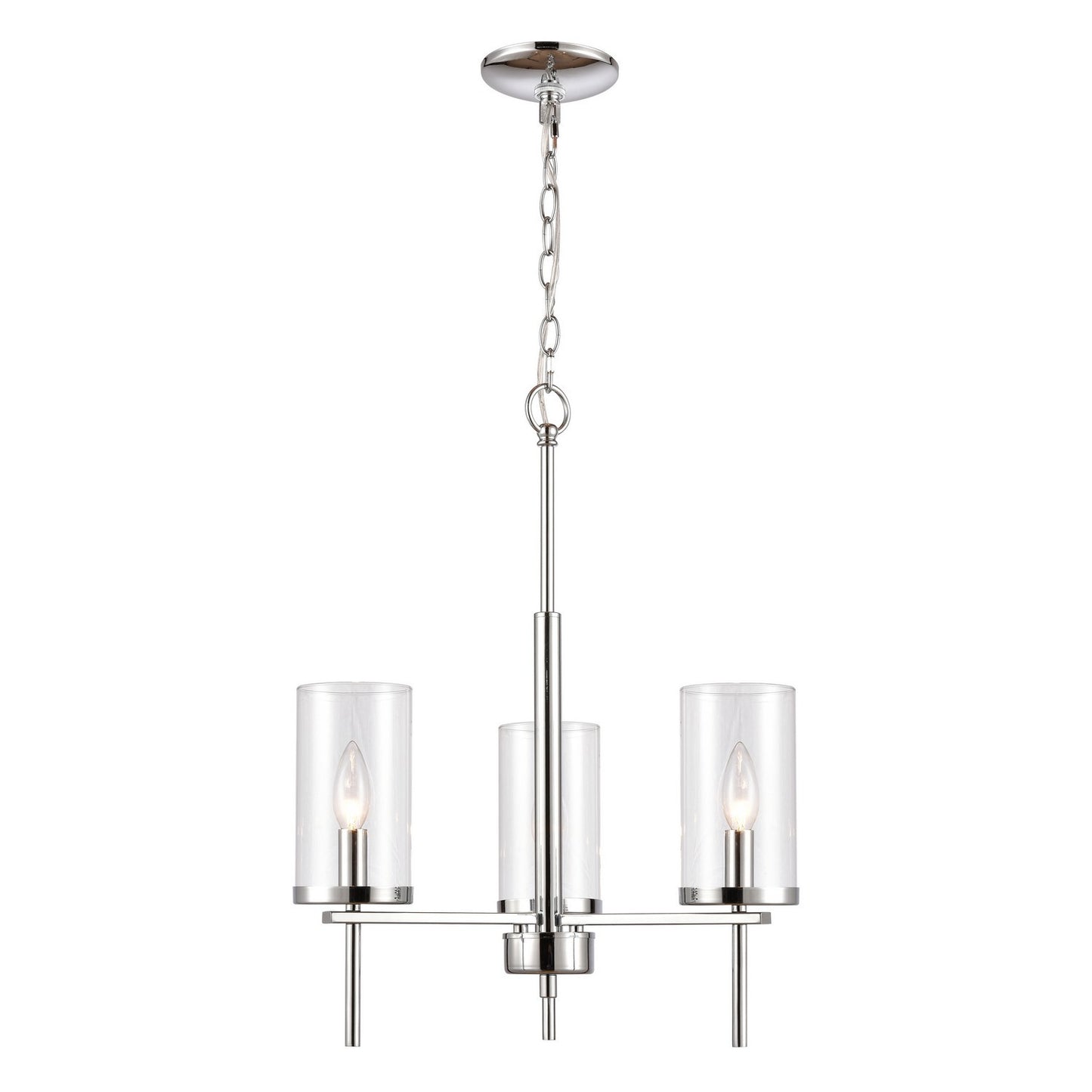 ELK Home - CN290323 - Three Light Chandelier - Oakland - Chrome