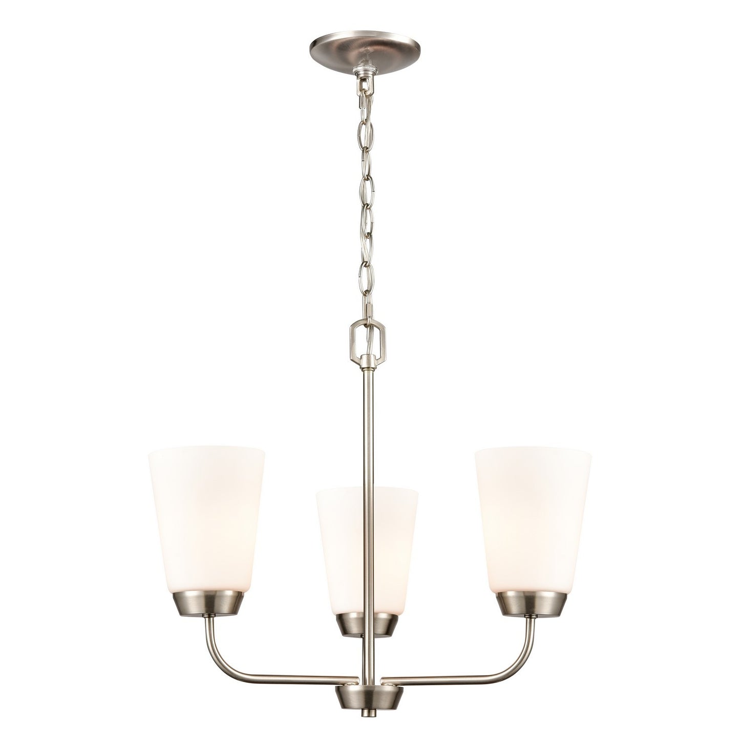 ELK Home - CN310322 - Three Light Chandelier - Winslow - Brushed Nickel