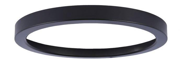 Craftmade - X9207-TRIM-FB - 7"Flushmount Optional Trim - LED Flushmount - Flat Black