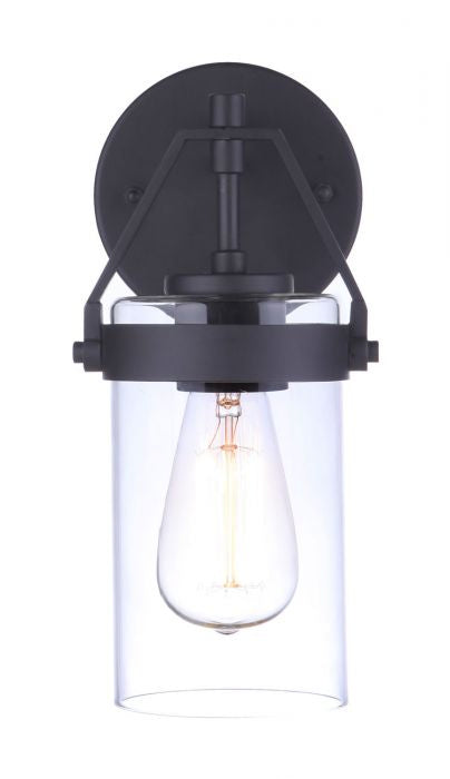 Craftmade - ZA3304-MN - One Light Outdoor Wall Mount - Franklin - Midnight