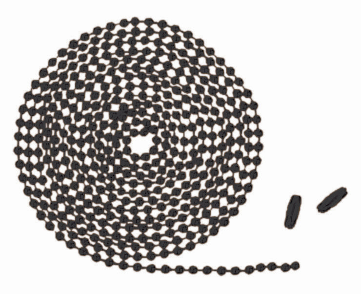 Craftmade - C6-FB - 72" Beaded Chain - 72" Beaded Chain - Flat Black