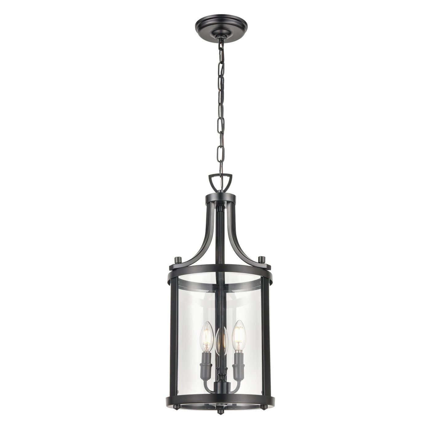 DVI Lighting - DVP4410EB - Three Light Foyer Pendant - Niagara Special Edition - Ebony