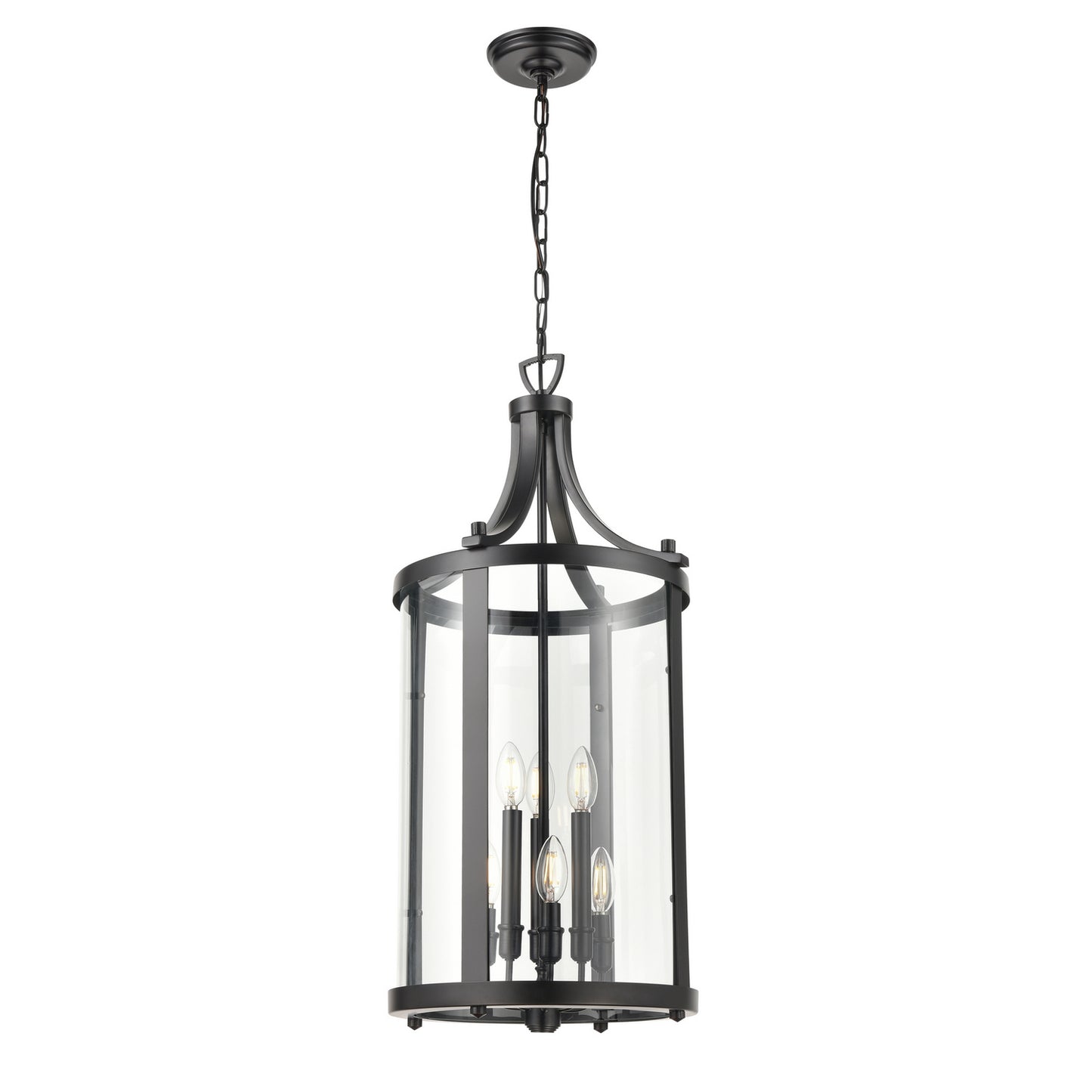 DVI Lighting - DVP4411EB - Six Light Foyer Pendant - Niagara Special Edition - Ebony