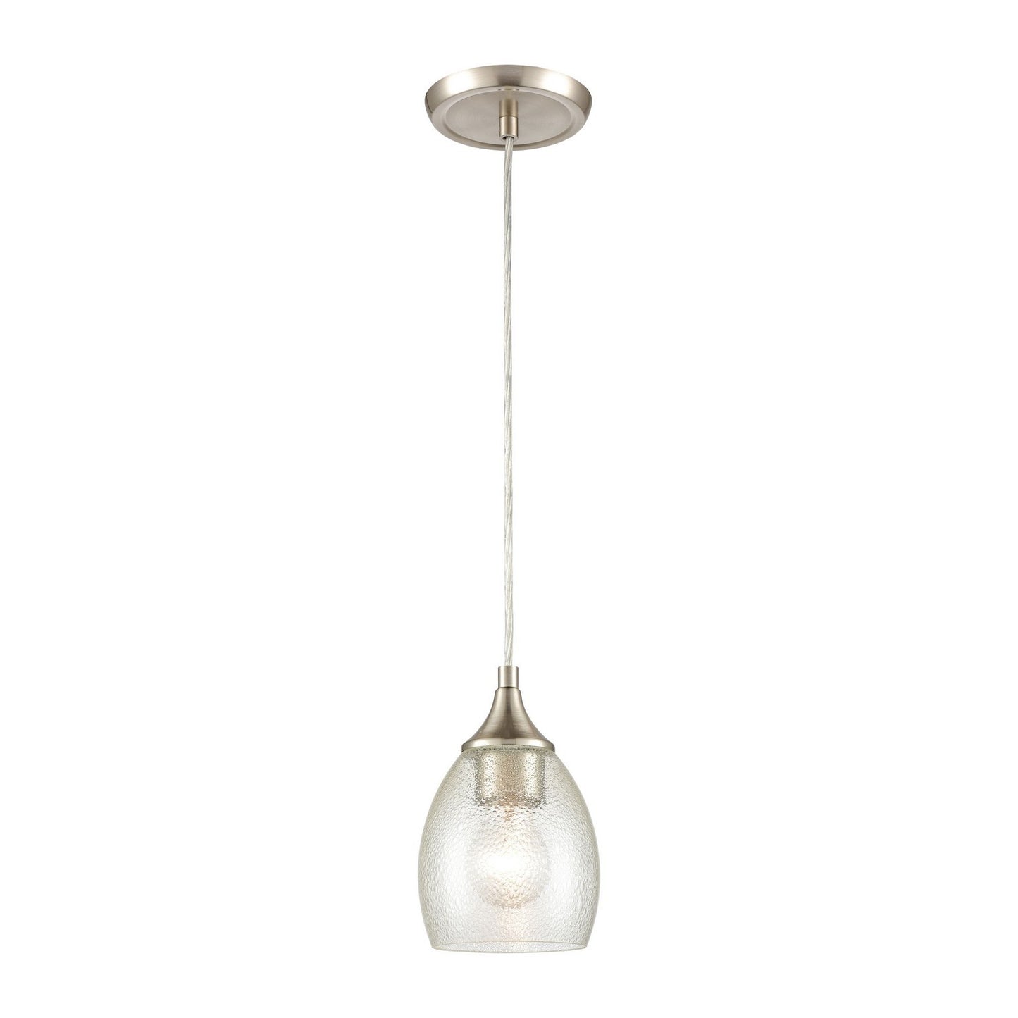 ELK Home - 85321/1 - One Light Mini Pendant - Miranda - Satin Nickel