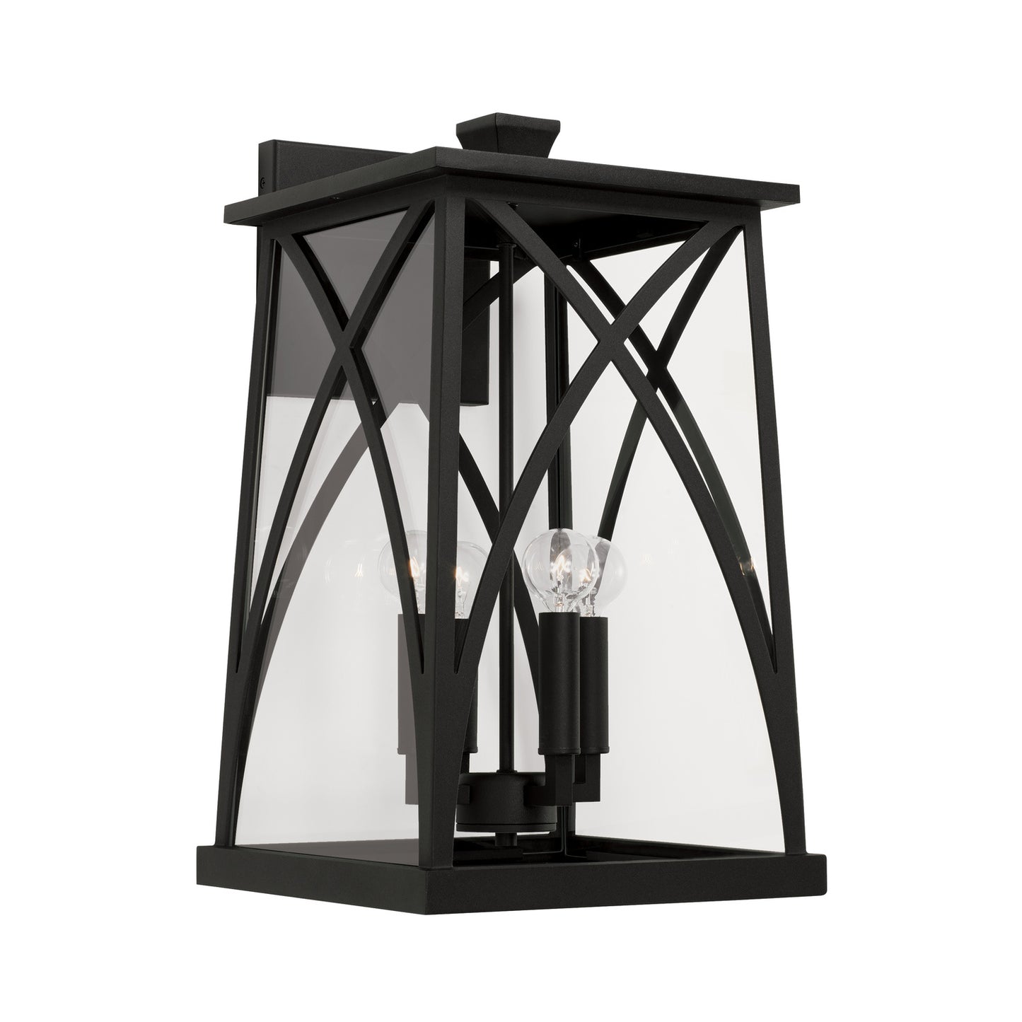 Capital Lighting - 946541BK - Four Light Outdoor Wall Lantern - Marshall - Black