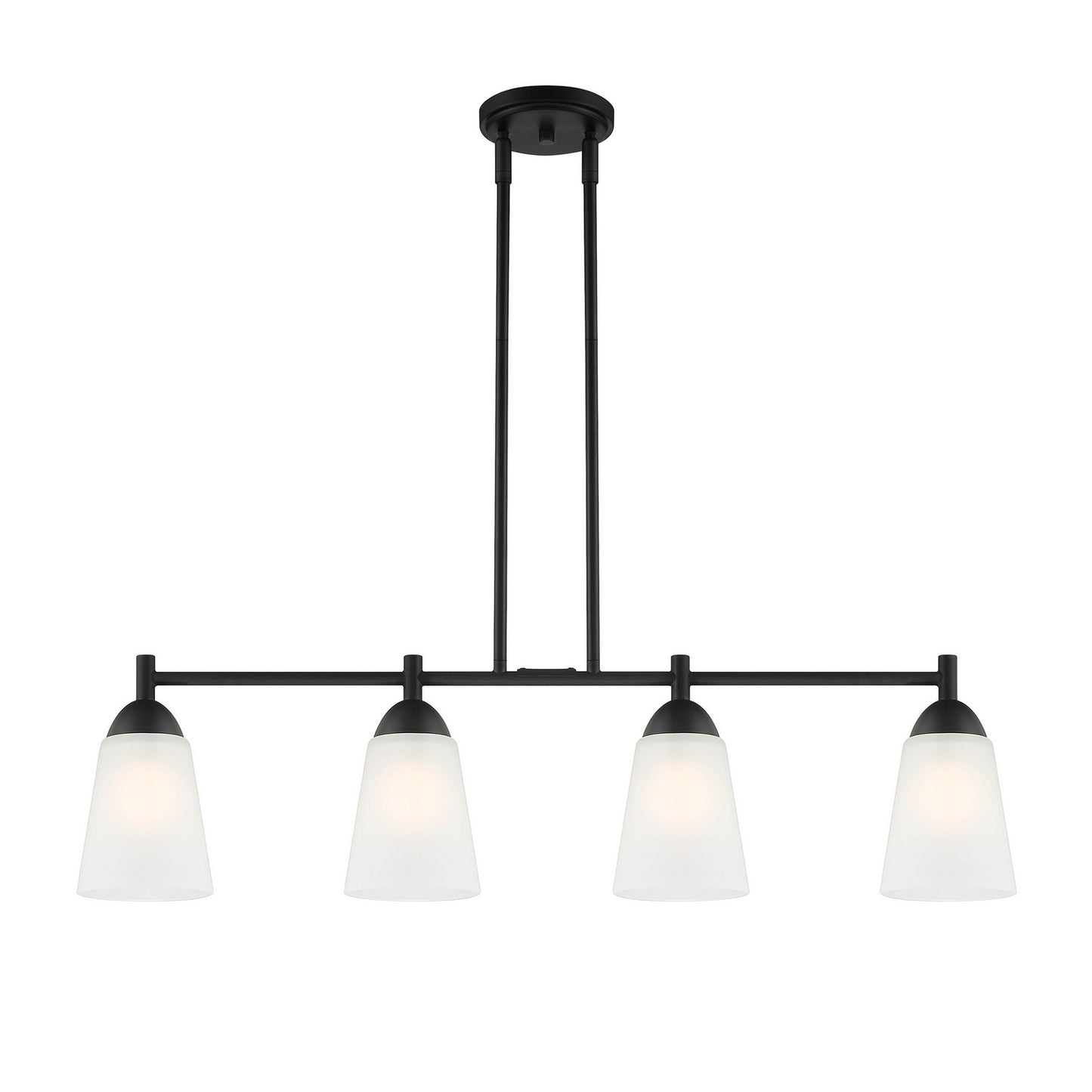 Designers Fountain - D267M-IS-MB - Four Light Island Pendant - Malone - Matte Black