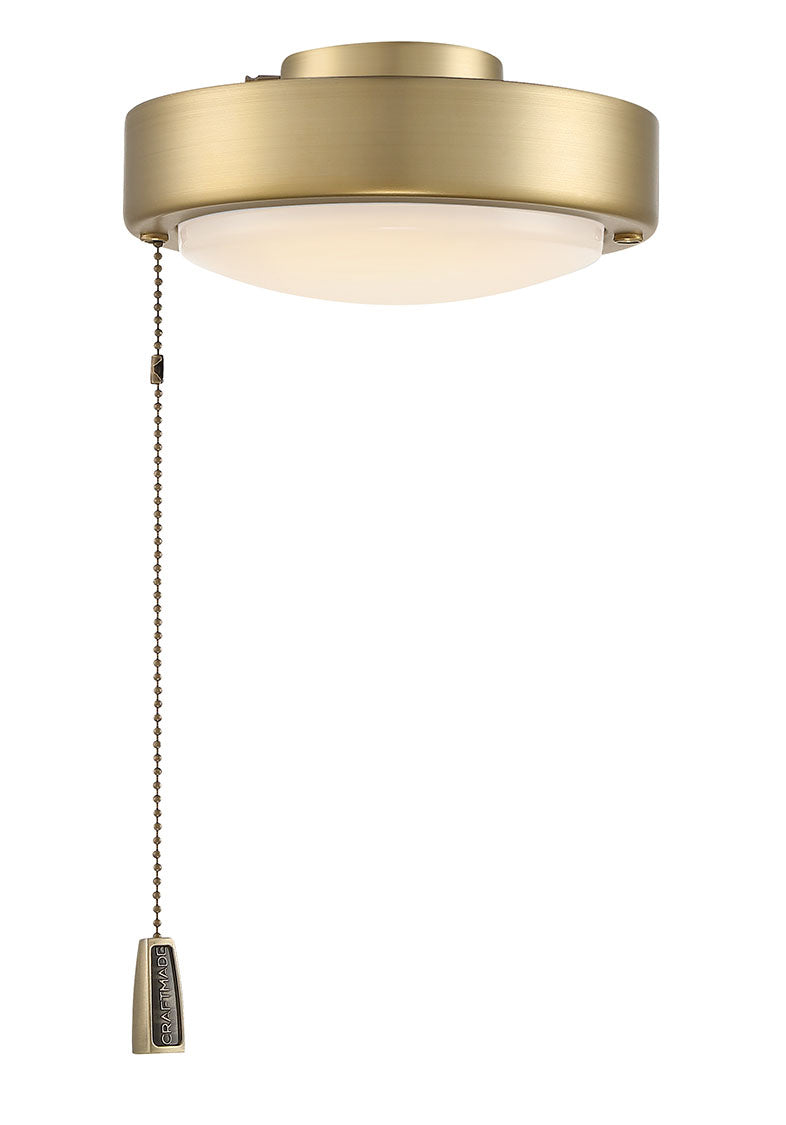 Craftmade - LK2901-SB - LED Disk Fan Light Kit - Light Kit-Disk - Satin Brass