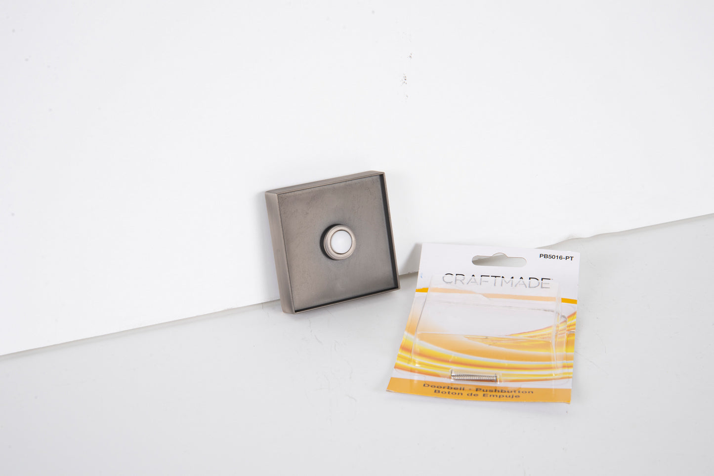Craftmade - PB5016-PT - LED Lighted Push Button - Push Button-Recessed - Pewter