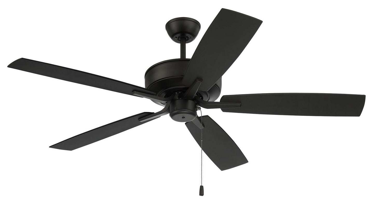 Craftmade - OP52FB5 - 52"Outdoor Ceiling Fan - Outdoor Pro Plus 52 - Flat Black