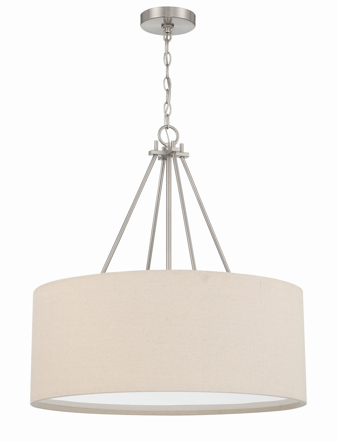 Craftmade - 56594-BNK - Three Light Pendant - Duke - Brushed Polished Nickel