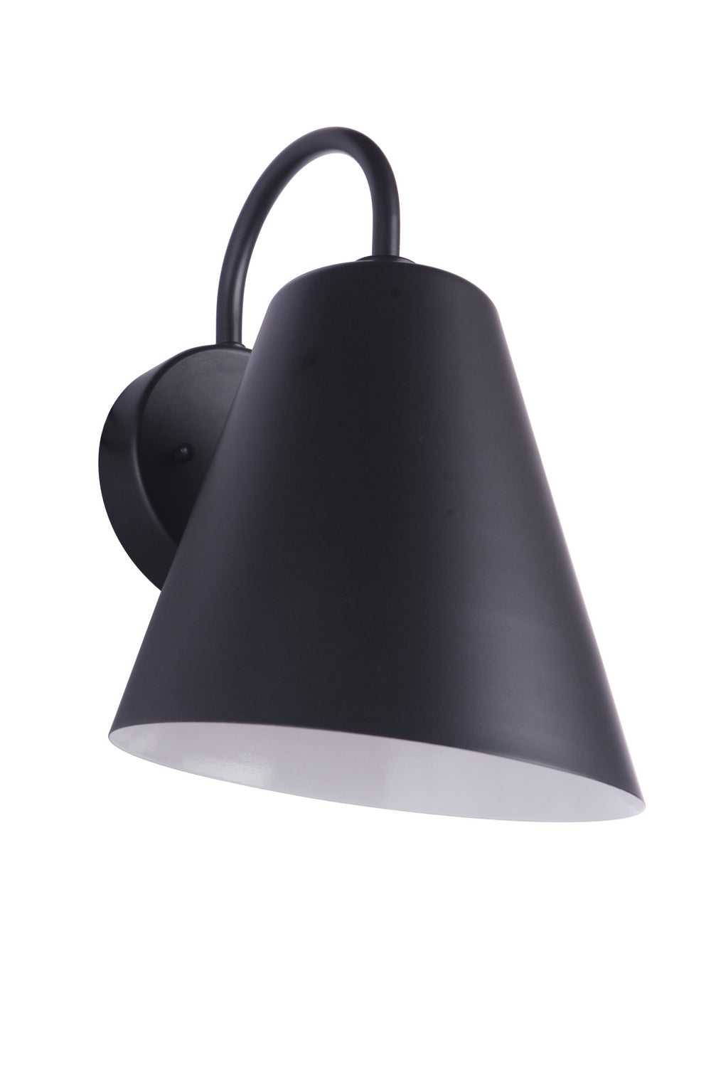 Craftmade - ZA5024-MN - One Light Outdoor Wall Mount - Point Clear - Midnight