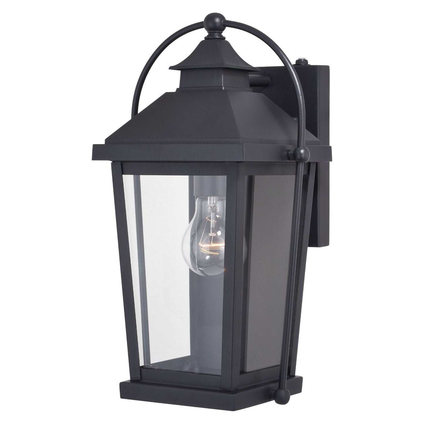 Vaxcel - T0540 - One Light Outdoor Wall Mount - Lexington - Textured Black