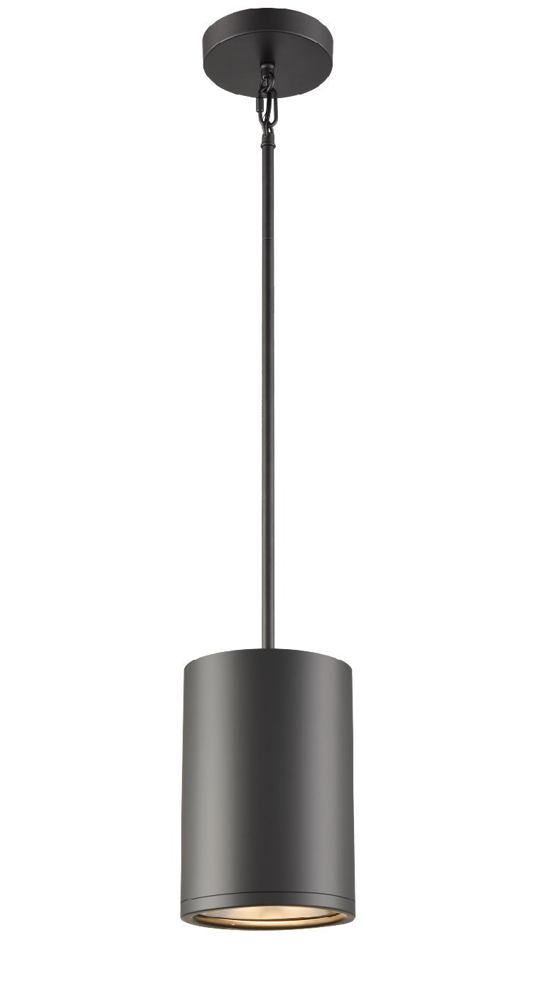 DVI Lighting - DVP49110MW+BK - One Light Pendant - Gimli - Matte White And Black