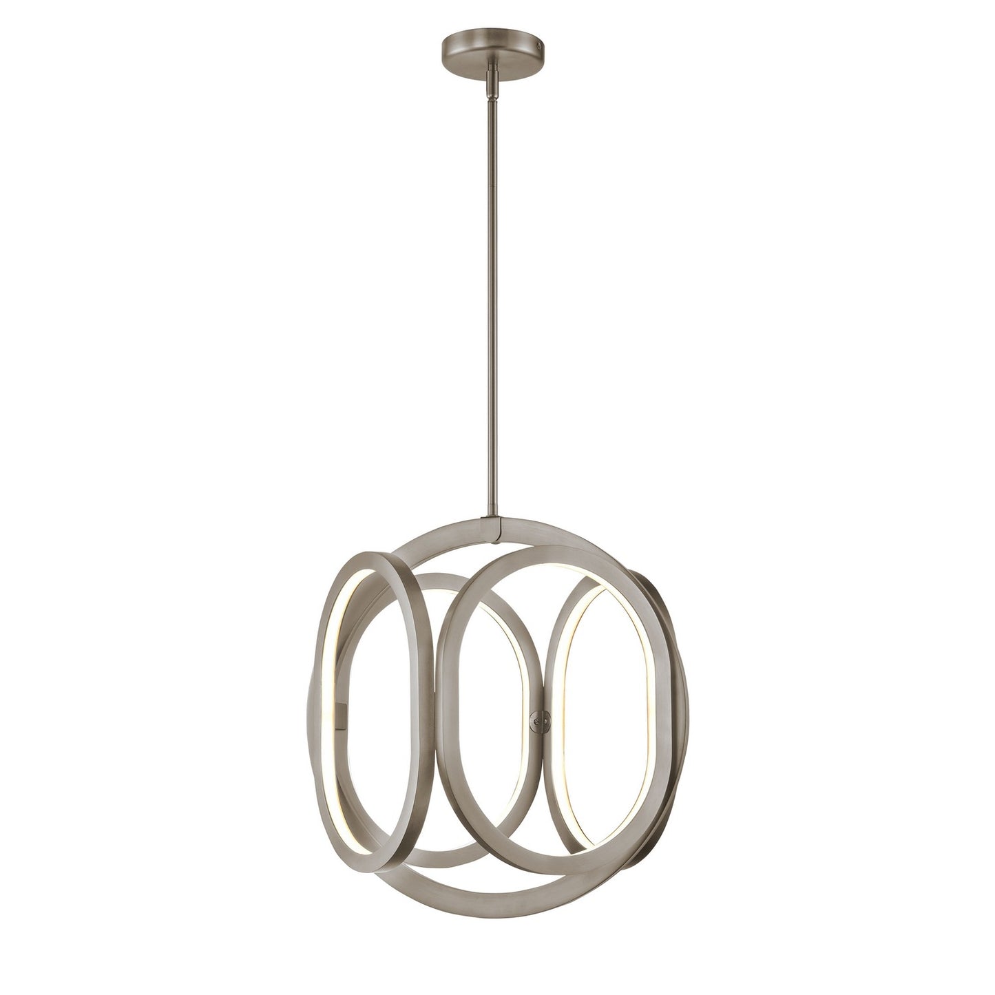 DVI Lighting - DVP46549BN - LED Foyer Pendant - Perigee Ac Led - Buffed Nickle