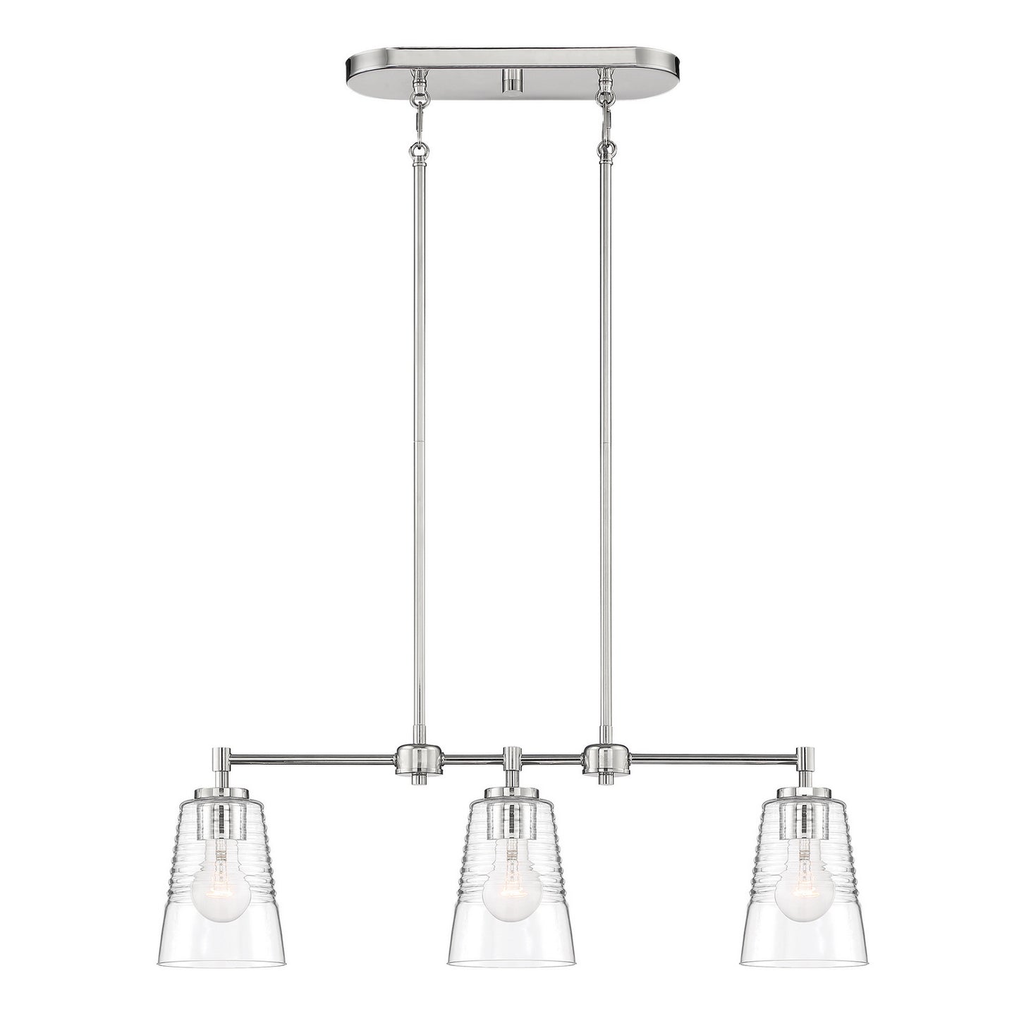 Designers Fountain - D230M-IS-PN - Three Light Island Pendant - Ingo - Polished Nickel
