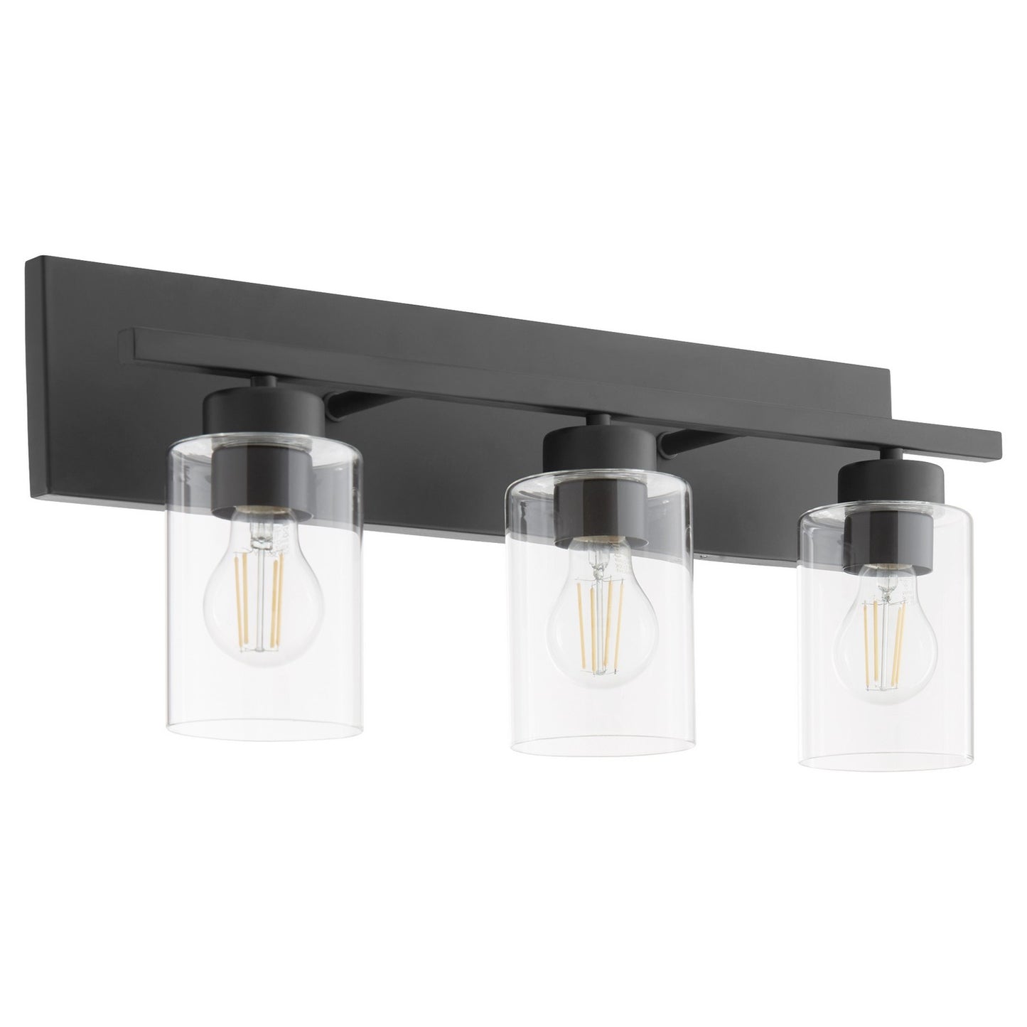 Quorum - 5012-3-59 - Three Light Vanity - Carter - Matte Black