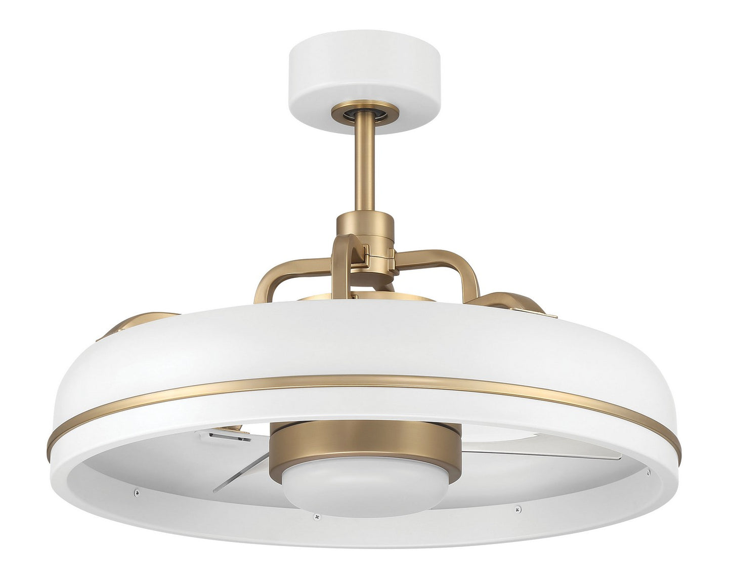 Craftmade - TYL24WSB3 - 20"Ceiling Fan - Taylor - White/Satin Brass