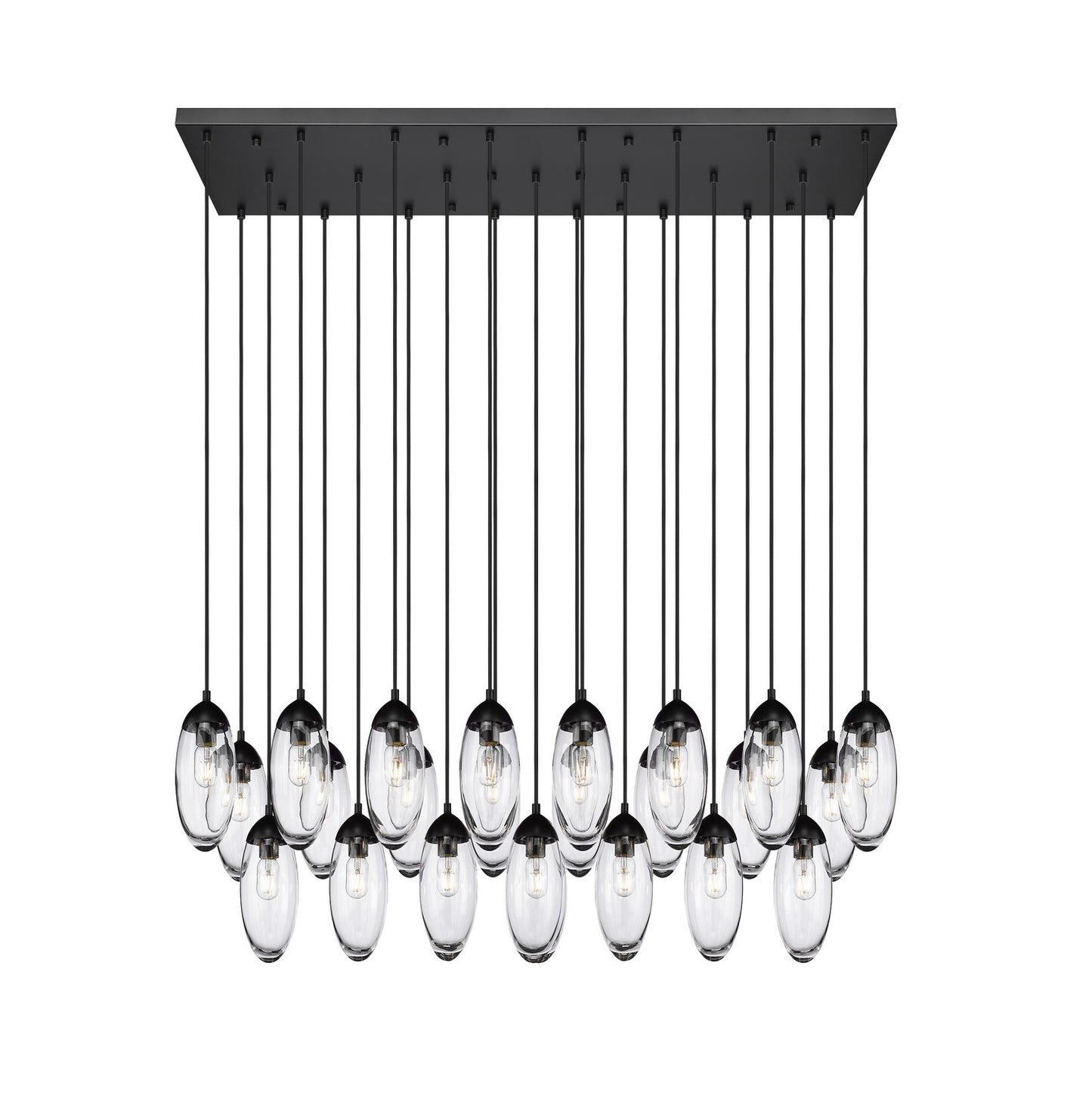Z-Lite - 651P-23L-MB - 23 Light Linear Chandelier - Arden - Matte Black