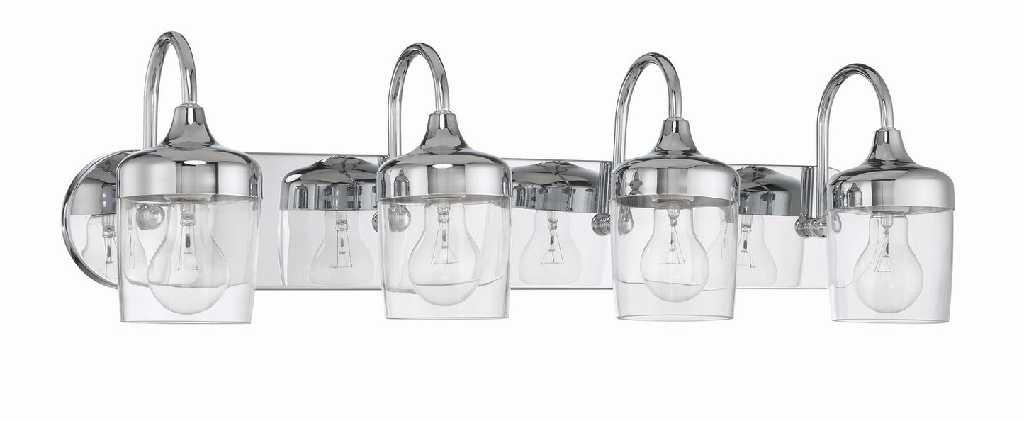 Craftmade - 58104-CH - Four Light Vanity - Wrenn - Chrome