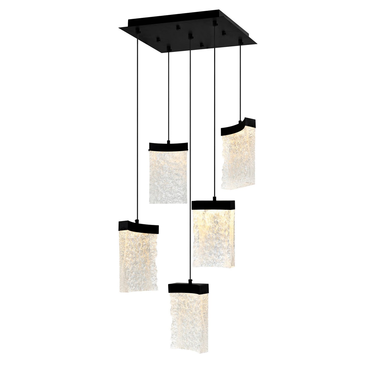 CWI Lighting - 1587P12-5-101 - LED Mini Pendant - Lava - Black