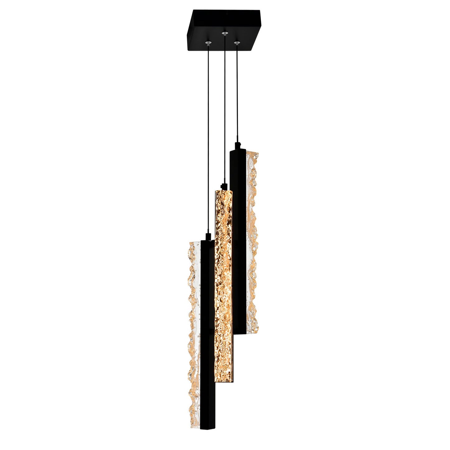 CWI Lighting - 1588P6-3-101 - LED Mini Pendant - Stagger - Black