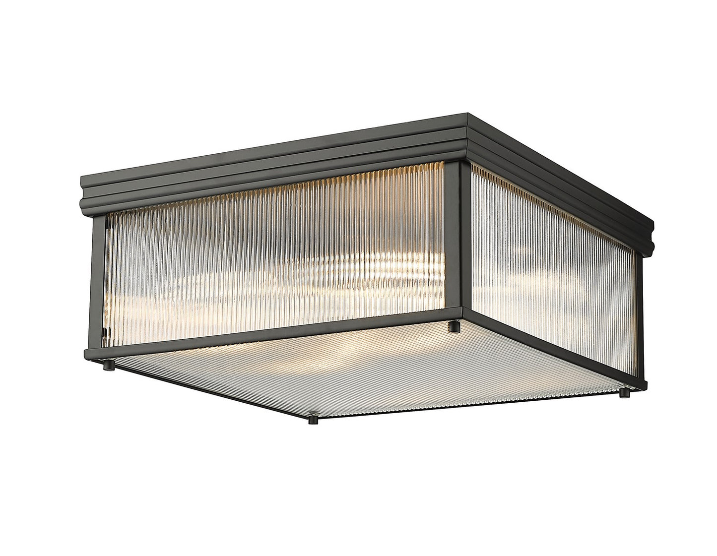 Z-Lite - 7504FS18-MB - Four Light Flush Mount - Carnaby - Matte Black