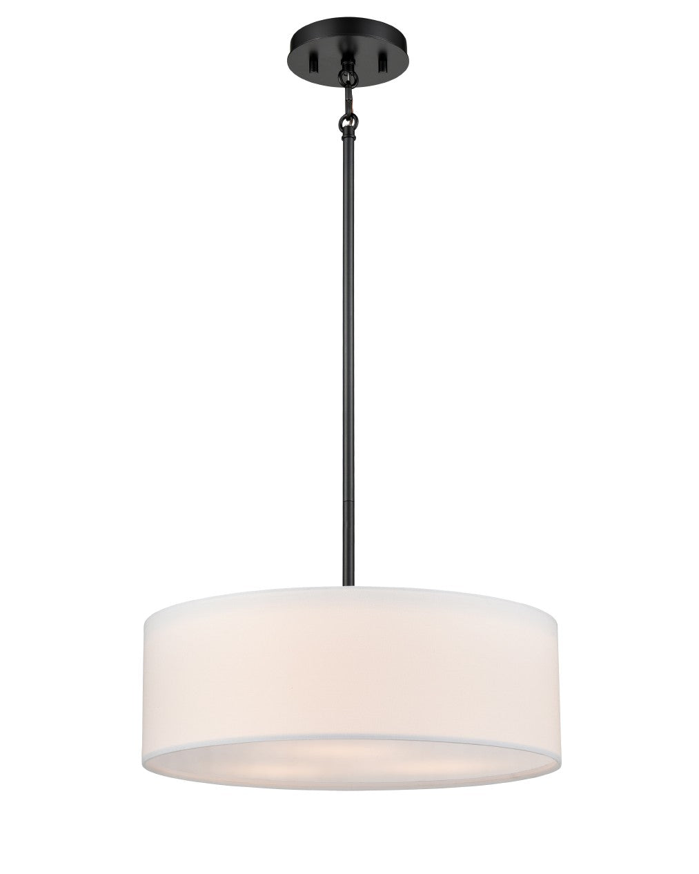 DVI Lighting - DVP5320EB-SW - Three Light Pendant - Milan - Ebony