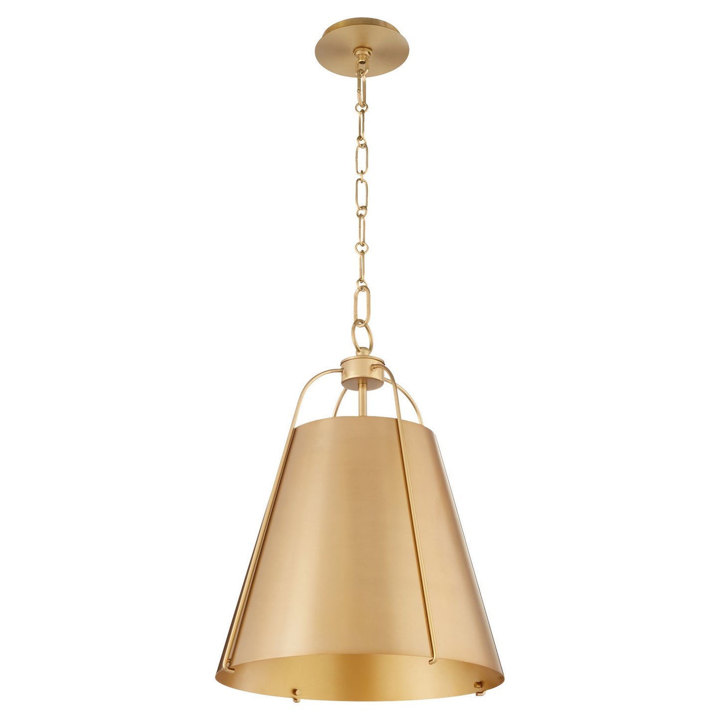 Quorum - 861-1-80 - One Light Pendant - Jamie - Aged Brass