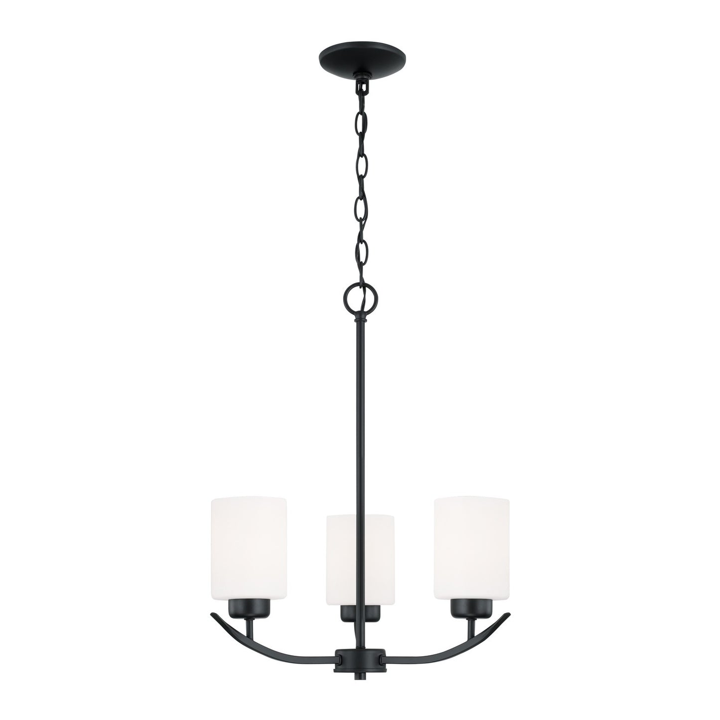 Capital Lighting - 415231MB-338 - Three Light Chandelier - Dixon - Matte Black