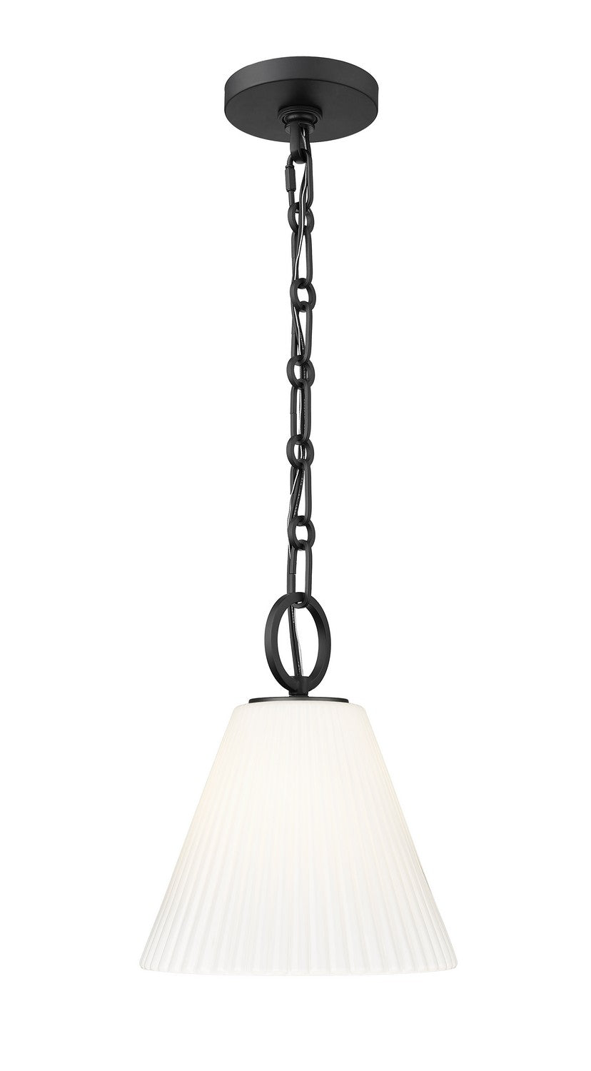 Z-Lite - 3042P10-MB - One Light Pendant - Alaric - Matte Black