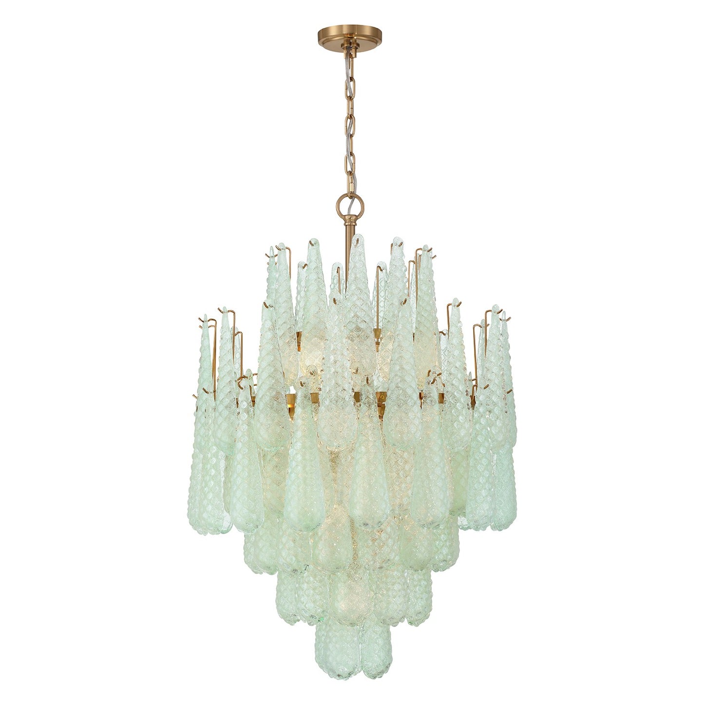 Crystorama - OLL-6006-AG-GR - 16 Light Chandelier - Ollie - Aged Brass
