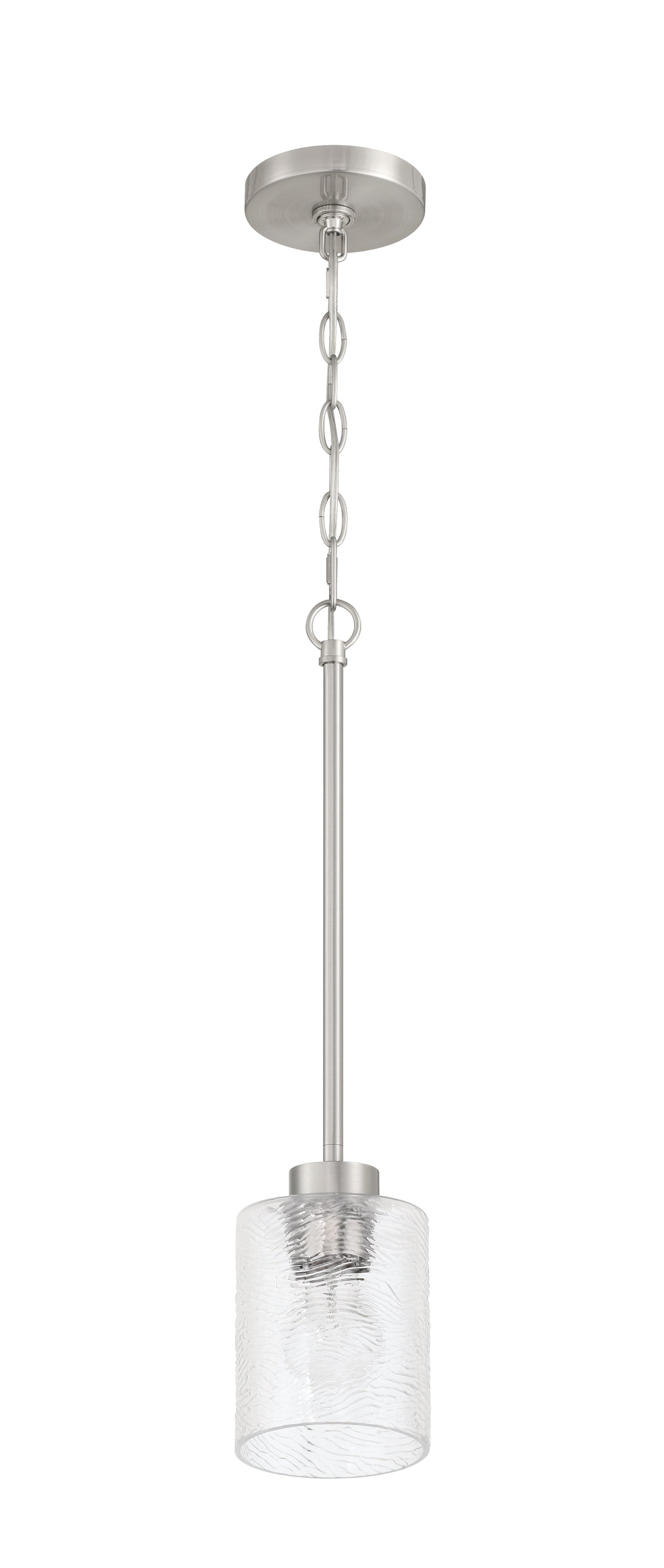 Craftmade - 60291-BNK - One Light Mini Pendant - Lyndsey - Brushed Polished Nickel