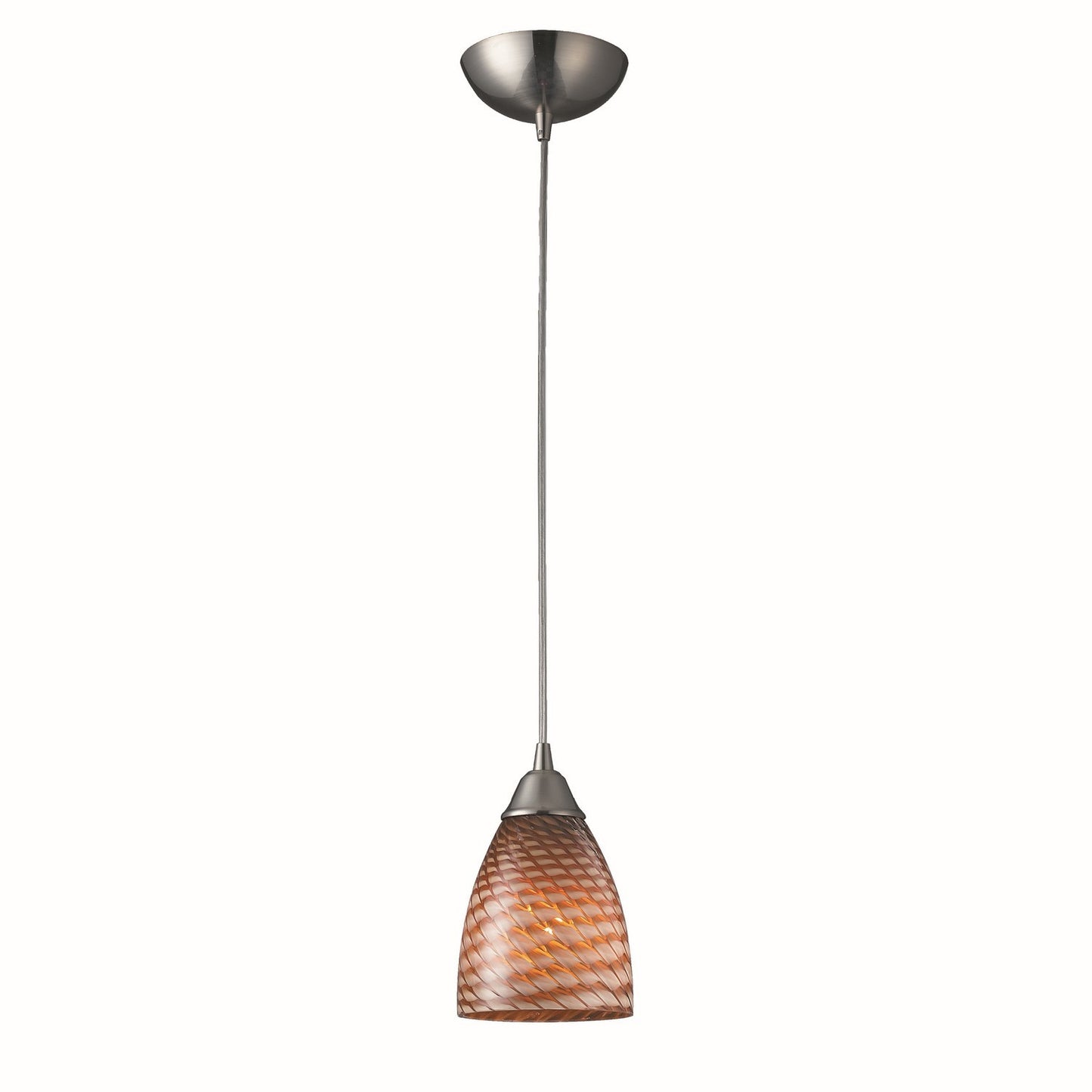 ELK Home - 416-1C - One Light Mini Pendant - Arco Baleno - Satin Nickel