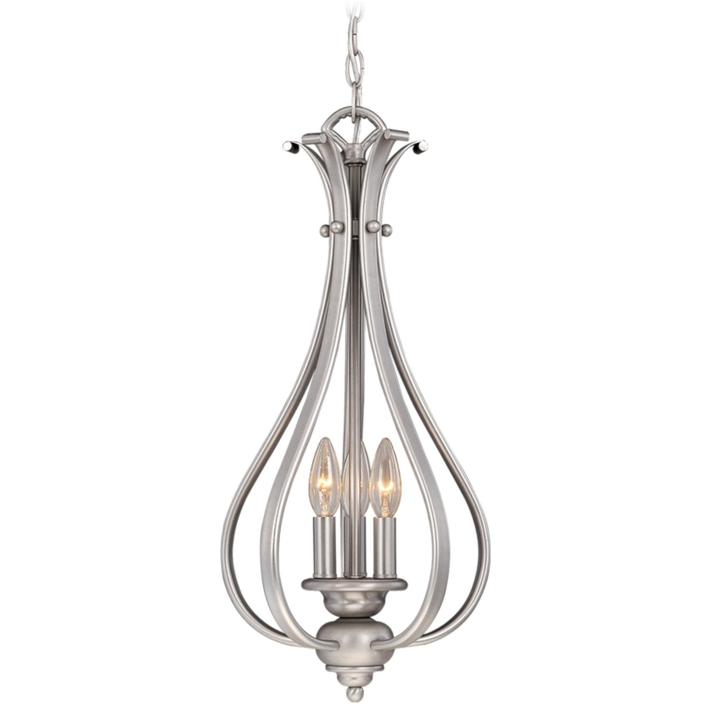 Vaxcel - PD35459BN - Three Light Pendant - Monrovia - Brushed Nickel