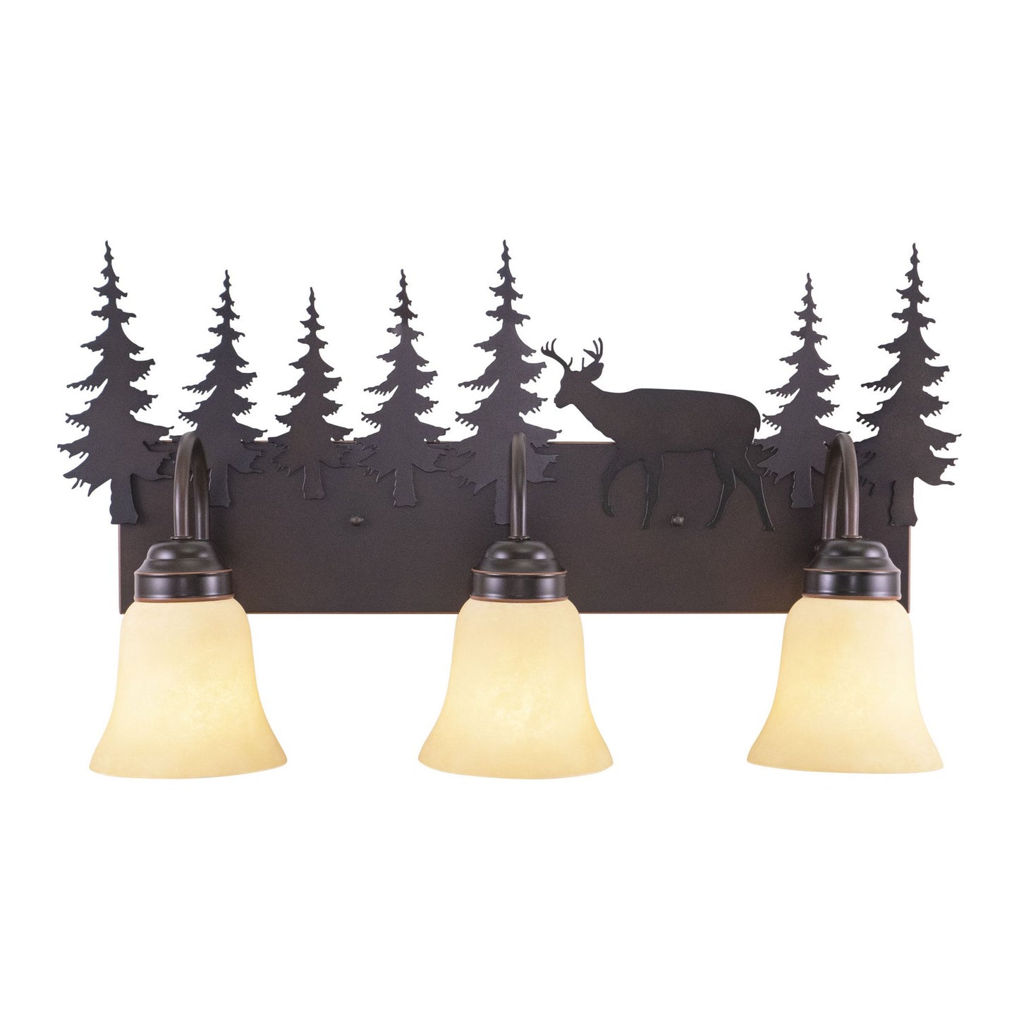 Vaxcel - VL55403BBZ - Three Light Vanity - Bryce - Burnished Bronze