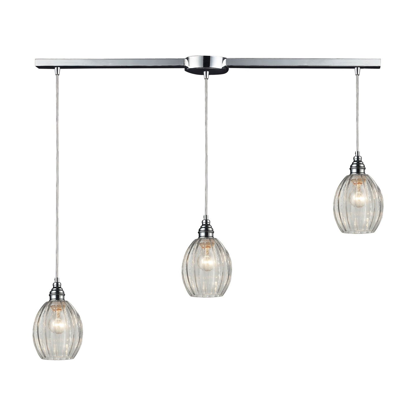 ELK Home - 46017/3L - Three Light Pendant - Danica - Polished Chrome