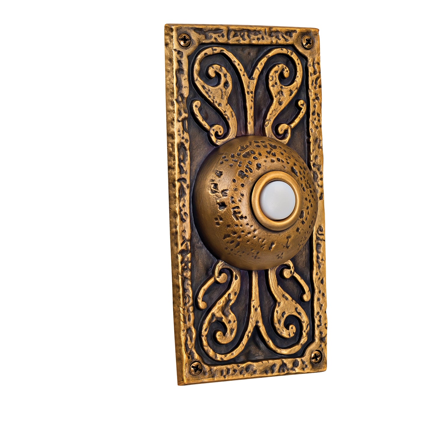 Craftmade - PB3037-BB - Surface Mount Designer Lighted Push Button - Push Button-Surface Mount - Burnished Brass