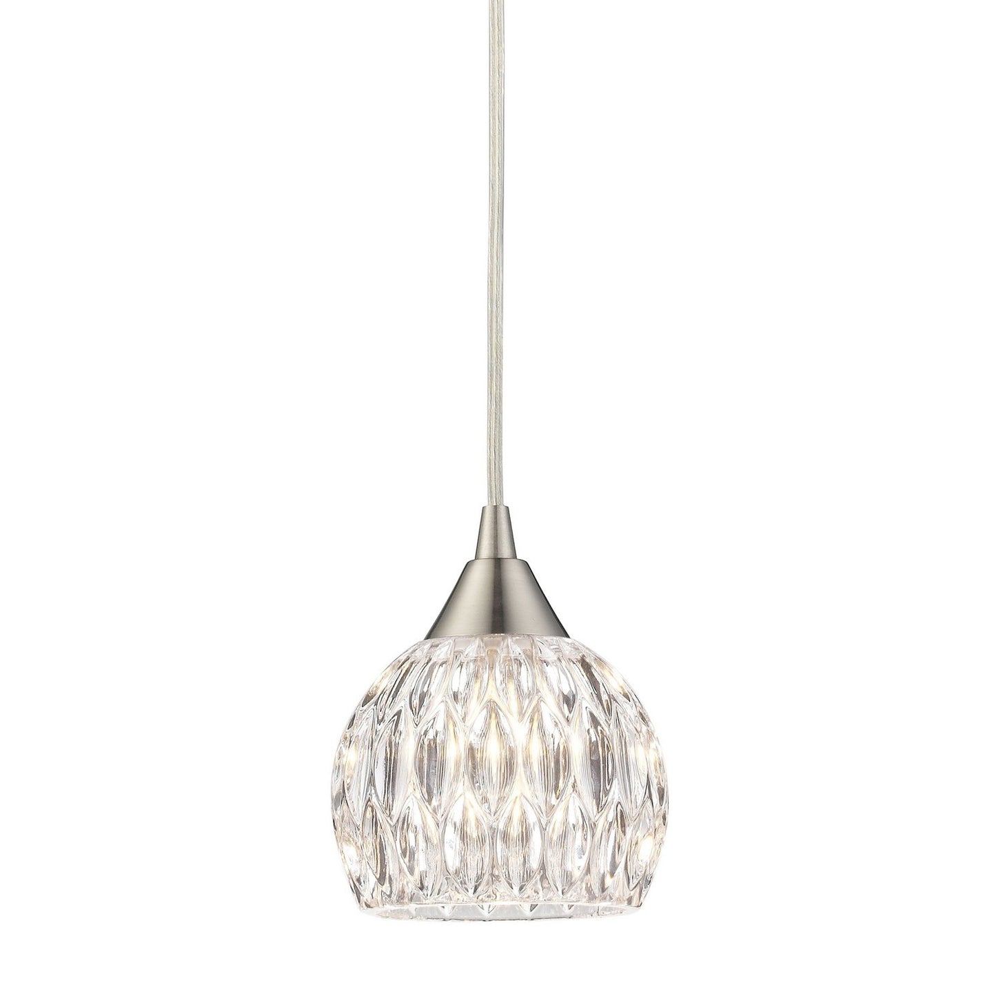ELK Home - 10342/1 - LED Mini Pendant - Kersey - Satin Nickel