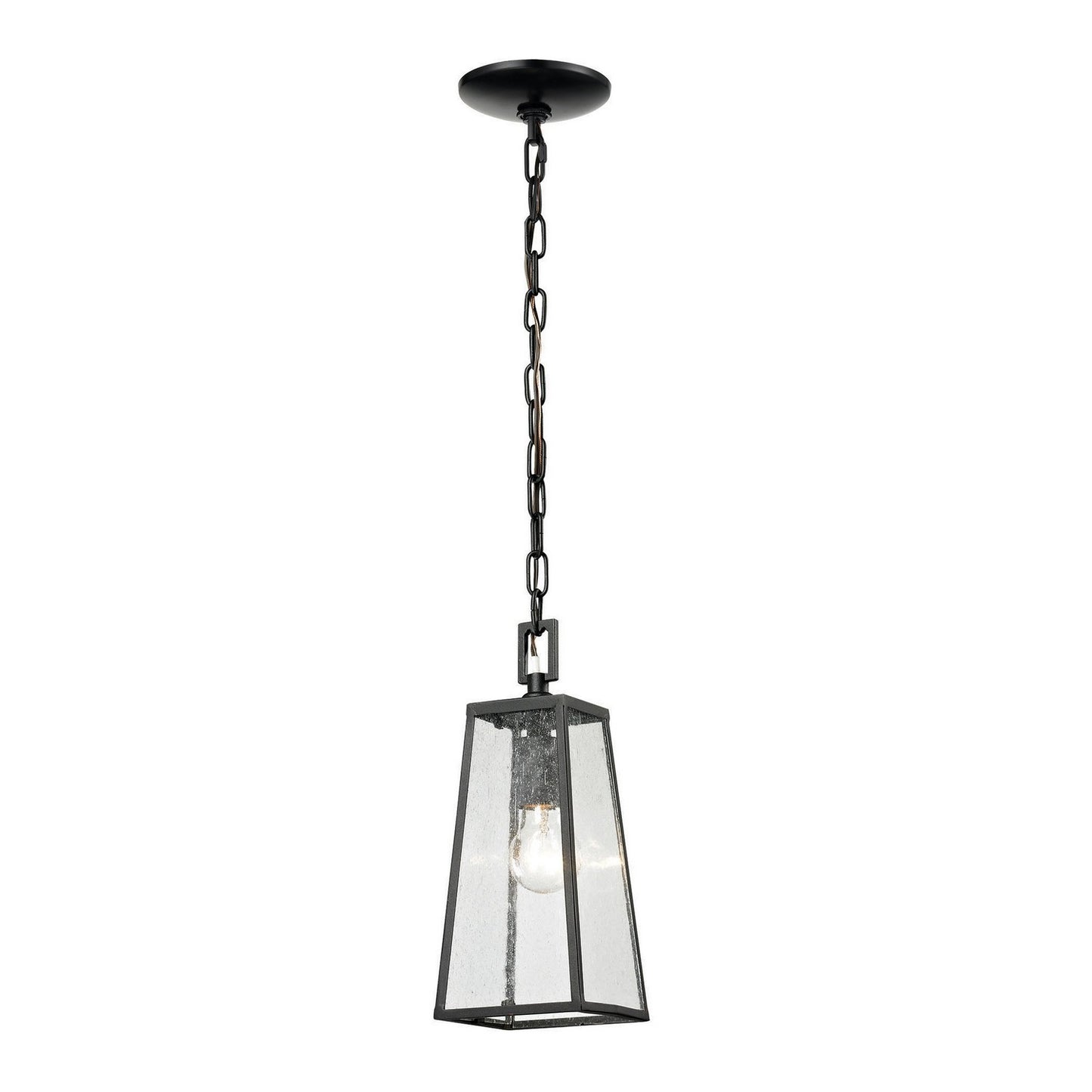ELK Home - 45092/1 - One Light Outdoor Pendant - Meditterano - Matte Black