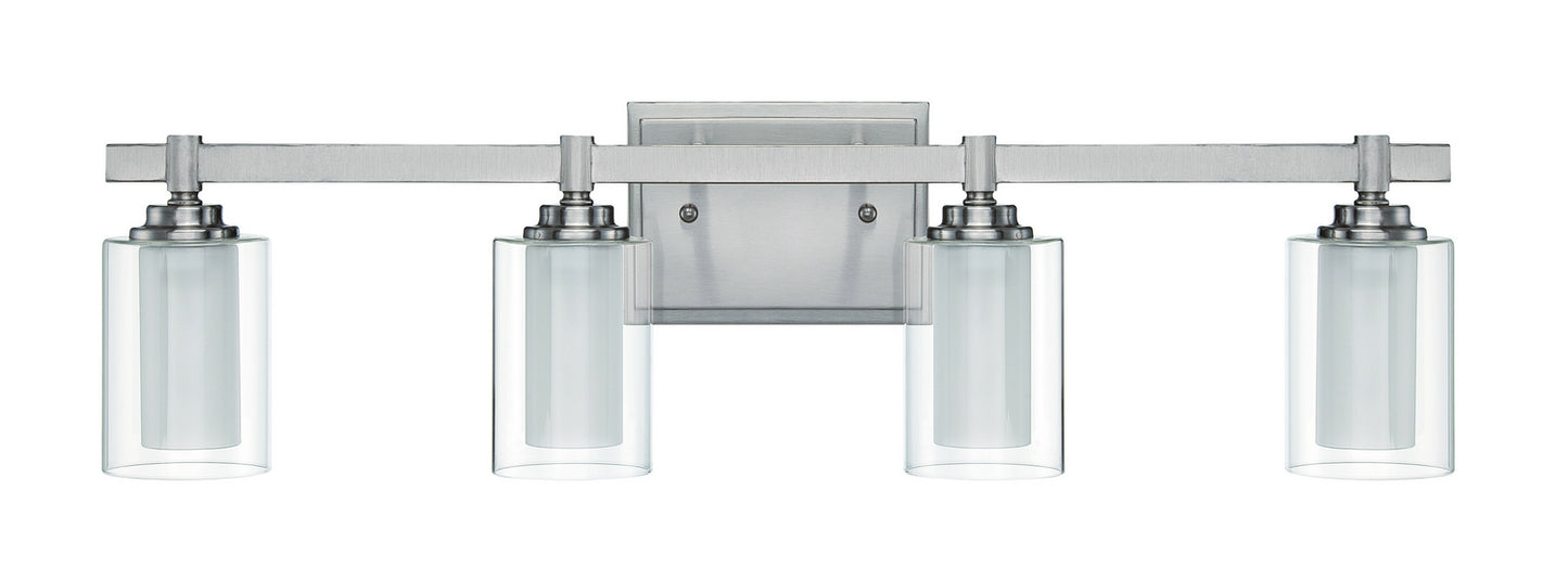 Craftmade - 16727BNK4 - Four Light Vanity - Celeste - Brushed Polished Nickel